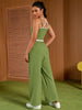 Onfers Womens Summer 2 Piece Outfits Tracksuit Cropped Camisole Tnak Tops Wide Leg Pants Casual Lounge Sets
