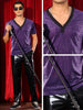 Glitter Sheer T-Shirt for Men&