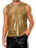 Metallic Tank Tops for Men&