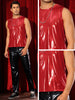 Metallic Tank Tops for Men&