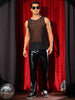 Mesh Sheer Tank Top for Men&