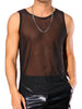 Mesh Sheer Tank Top for Men&