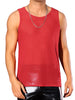 Mesh Sheer Tank Top for Men&