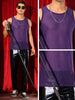 Mesh Sheer Tank Top for Men&