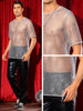 Mesh Sheer T-Shirt for Men&