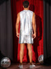Holographic Tank Top and Shorts Set for Men&