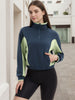 Onfers Womens Cropped Sweatshirts Half Zip Pullover Long Sleeve Oversized Sweaters Workout Fall Outfits with Pockets