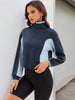 Onfers Womens Cropped Sweatshirts Half Zip Pullover Long Sleeve Oversized Sweaters Workout Fall Outfits with Pockets