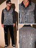 Sheer Shiny Shirts for Men&