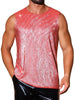 Rhinestone Tank Top for Men&