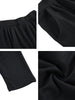 Solid Color Elastic Waist Slant Pockets Harem Pants