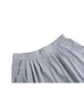 Solid Color Elastic Waist Slant Pockets Harem Pants