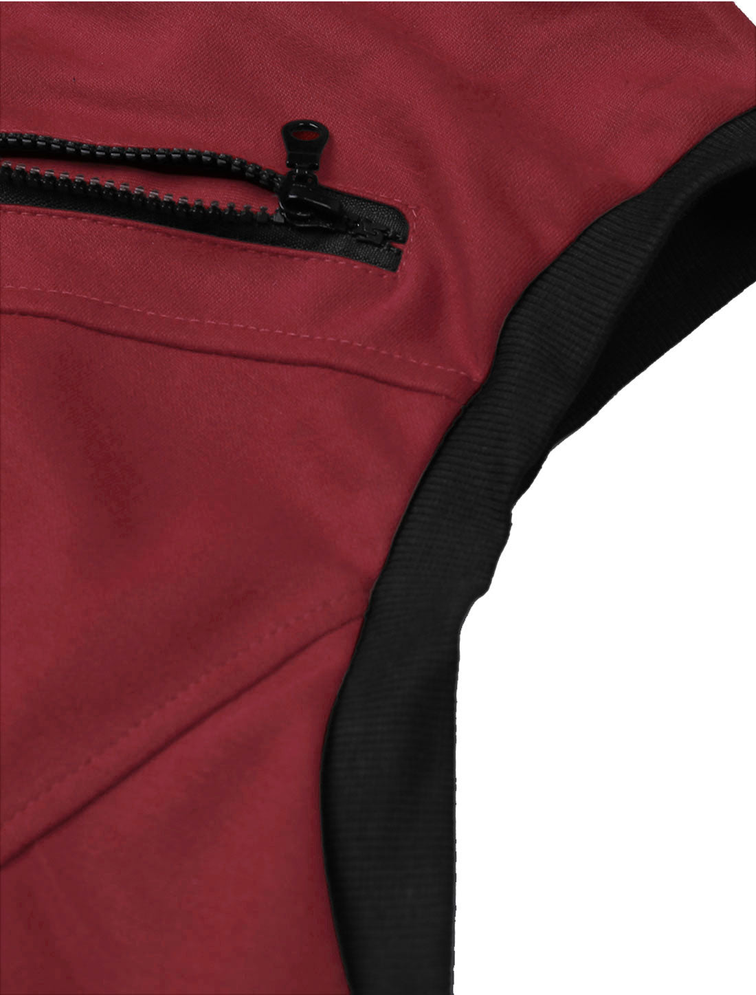 Bublédon Kangaroo Pocket Zip Up Drawstring Hooded Vest