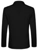 Classic Notched Lapel Solid Long Sleeve Knit Blazer