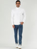 Solid Color Turtleneck Pullover Long Sleeve Shirt