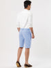 Casual Summer Striped Flat Front Chino Shorts