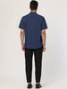 Retro Short Sleeve Cotton Polka Dot Button Up Shirt