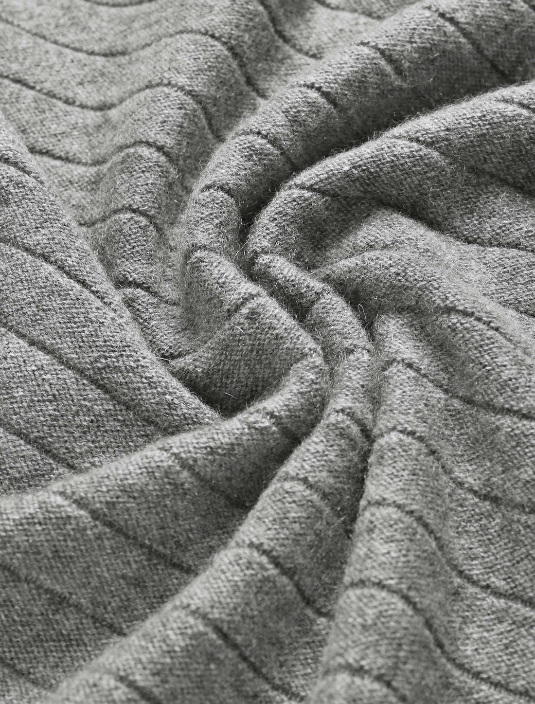Bublédon 100% Cashmere Jersey Contrast Rib Knit Boat Neck Sweater