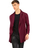 Shawl Collar Open Front Long Sleeve Solid Jacket