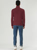 Casual Solid Turtleneck Pullover Long Sleeve Shirt