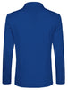Classic Notched Lapel Solid Long Sleeve Knit Blazer