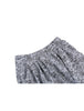 Solid Color Elastic Waist Slant Pockets Harem Pants