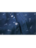 Short Sleeve Lapel Button Down Floral Printed Shirt