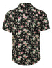Short Sleeve Floral Print Cotton Beach Hawaiian Shirt