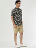 Short Sleeve Floral Print Cotton Beach Hawaiian Shirt