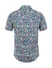 Lapel Floral Print Cotton Hawaiian Beach Botton Shirt