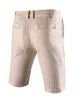 Casual Summer Striped Flat Front Chino Shorts