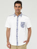 Summer Pocket Short Sleeve Button Floral Print Shirt