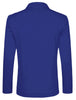Classic Notched Lapel Solid Long Sleeve Knit Blazer