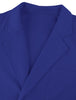 Classic Notched Lapel Solid Long Sleeve Knit Blazer