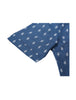 Short Sleeve Lapel Button Down Floral Printed Shirt