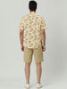 Short Sleeve Floral Print Cotton Beach Hawaiian Shirt