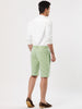 Casual Summer Striped Flat Front Chino Shorts