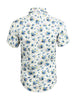 Lapel Floral Print Cotton Hawaiian Beach Botton Shirt