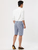 Casual Summer Striped Flat Front Chino Shorts