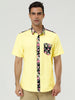 Summer Pocket Short Sleeve Button Floral Print Shirt