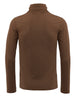 Solid Color Turtleneck Pullover Long Sleeve Shirt