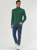 Casual Solid Turtleneck Pullover Long Sleeve Shirt