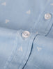 Short Sleeve Lapel Button Down Floral Printed Shirt