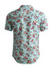 Short Sleeve Floral Print Cotton Beach Hawaiian Shirt