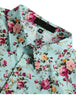 Short Sleeve Floral Print Cotton Beach Hawaiian Shirt