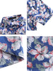 Hawaiian Floral Print Short Sleeve Button Beach Shirt
