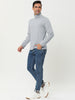 Solid Color Turtleneck Pullover Long Sleeve Shirt