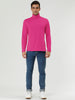Solid Color Turtleneck Pullover Long Sleeve Shirt