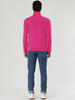Solid Color Turtleneck Pullover Long Sleeve Shirt