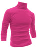 Solid Color Turtleneck Pullover Long Sleeve Shirt